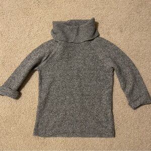 Leo & Nicole Gray Cowl Neck Sweater